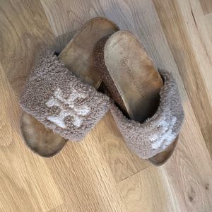 Tory Burch Double T Sherling Platform